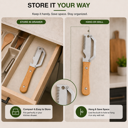 Multifunctional Peeler Knife with Bottle Opener