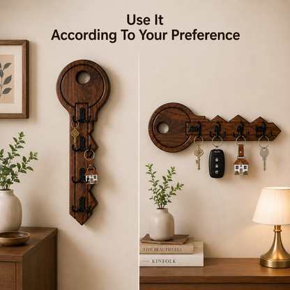 Luxury Wooden Key Holder for Wall