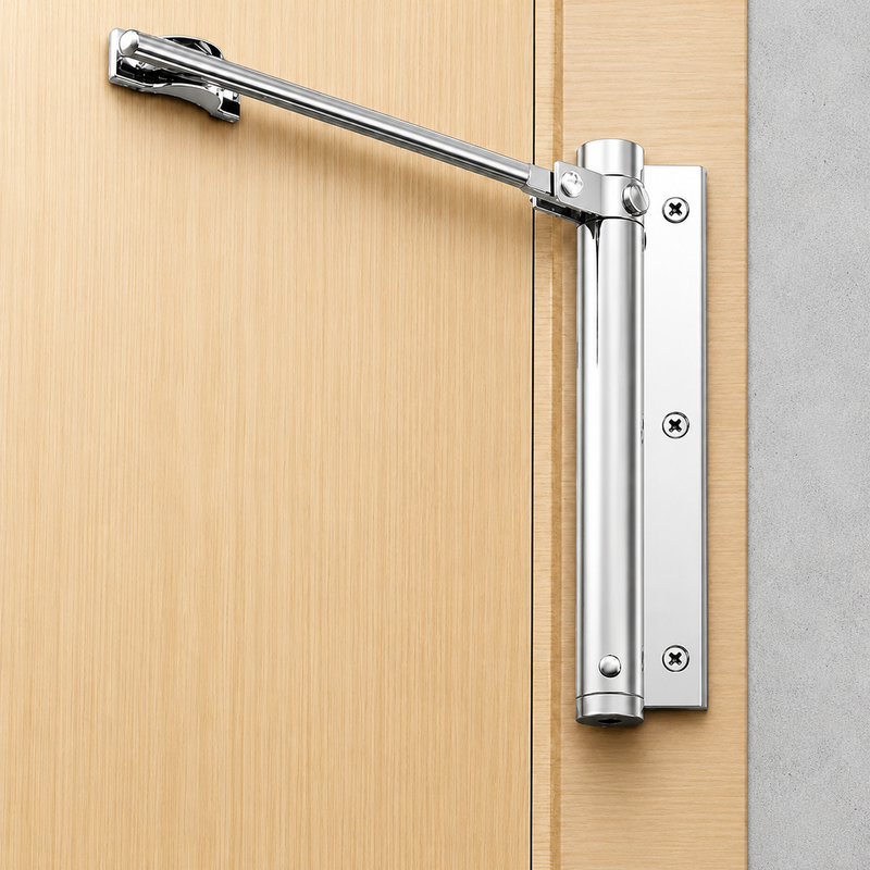 Stainless Steel Automatic Door Closer With Adjustable Speed